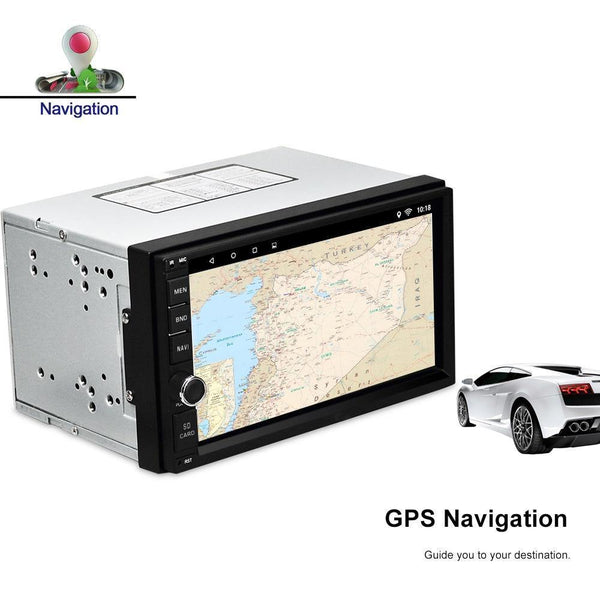 Planet Gates only car player / Quad Core Universal 2 Din Car Player Android 6.0 Car Radio Player MP3 Car Audio Player Video Multimedia GPS AM RDS FM Radio Bluetooth 2GB