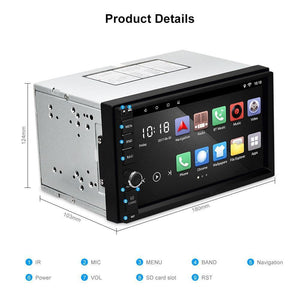 Planet Gates only car player / Quad Core Universal 2 Din Car Player Android 6.0 Car Radio Player MP3 Car Audio Player Video Multimedia GPS AM RDS FM Radio Bluetooth 2GB