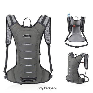 Planet Gates only gray bag 3L Camping Hydration Backpack 2L Water Bag Outdoor Sports Running Marathon Cycling Backpack Hiking Hydration Bladder