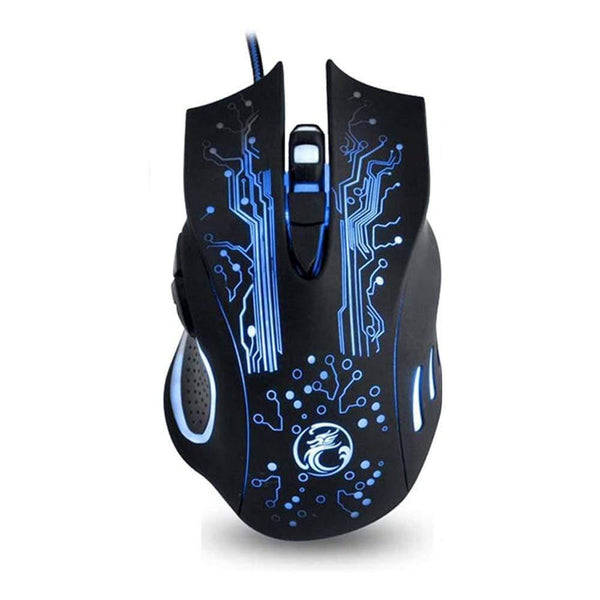 Planet Gates Only Mouse Gaming Headset Stereo Bass Heaphone With Mic LED Light for PS4 Xbox One PC+5000DPI