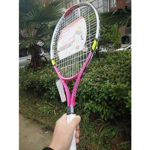 Planet Gates only one racquet 1 x New Junior Tennis Racquet Raquette Training Racket for Kids Youth Childrens Tennis Rackets with Carry Bag Hot