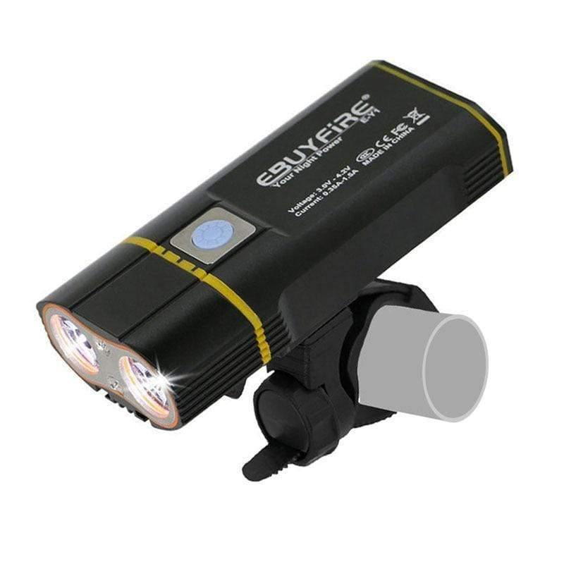 Planet Gates ONLY Y1 Bicycle Light 6000lm 2x XML-L2 LED Cycling Lights USB Rechargeable 6000mAh bicicleta Wheel Bike Front Light taillight
