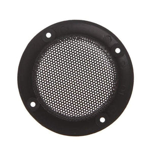 OOTDTY 2PCS 2 Inch Black Car Speaker Grill Mesh Enclosure Net Protective Cover Speaker