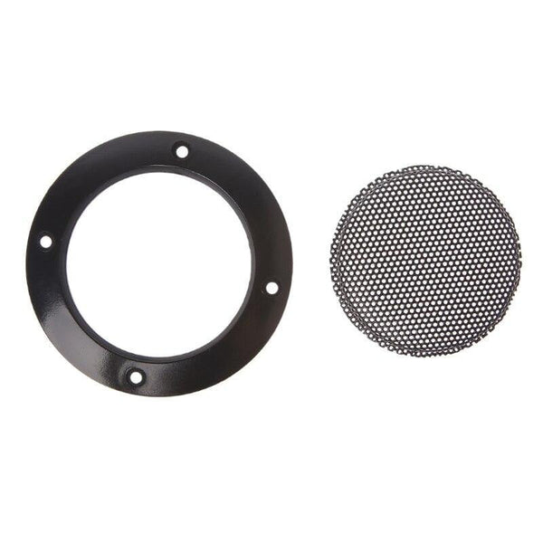 OOTDTY 2PCS 2 Inch Black Car Speaker Grill Mesh Enclosure Net Protective Cover Speaker