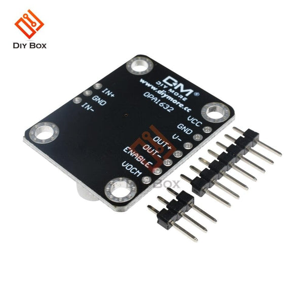 Planet Gates OPA1632 Audio Amplifier Board module Volume Control Fully-Differential ADC Driver AMP Board Low Noise Power Sound Amplifier