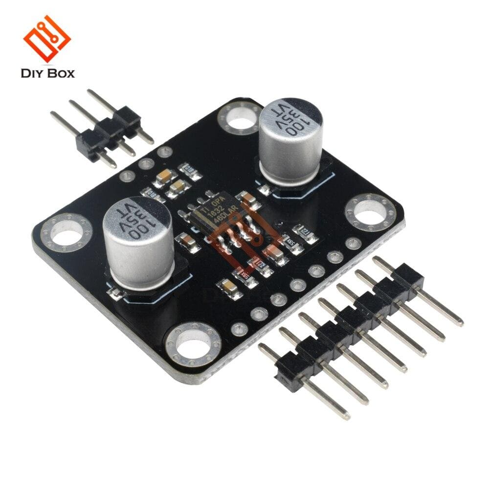 Planet Gates OPA1632 Audio Amplifier Board module Volume Control Fully-Differential ADC Driver AMP Board Low Noise Power Sound Amplifier