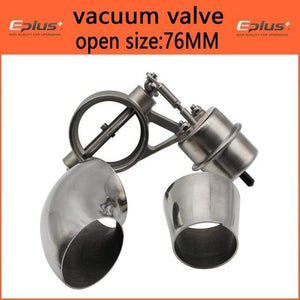 Planet Gates Open valve body 76 Car Exhaust pipe System control Valve Sets Vacuum Controller Device Remote Controller Switch Universal 51 63 76MM