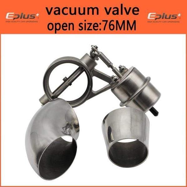 Planet Gates Open valve body 76 Car Exhaust pipe System control Valve Sets Vacuum Controller Device Remote Controller Switch Universal 51 63 76MM