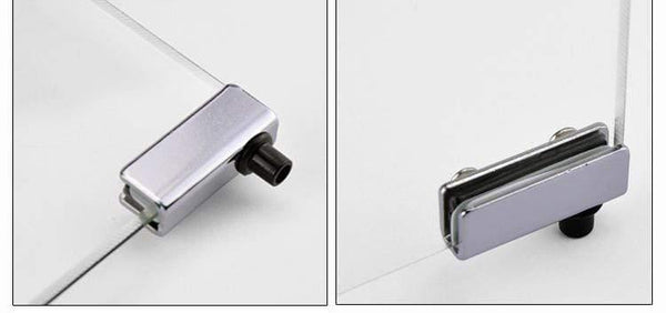 Planet Gates Opening Up and Down Shaft Hinge Glass Hardware Fittings Hinge Silver Furniture Cabinet Door Single Double Door Glass Hinge