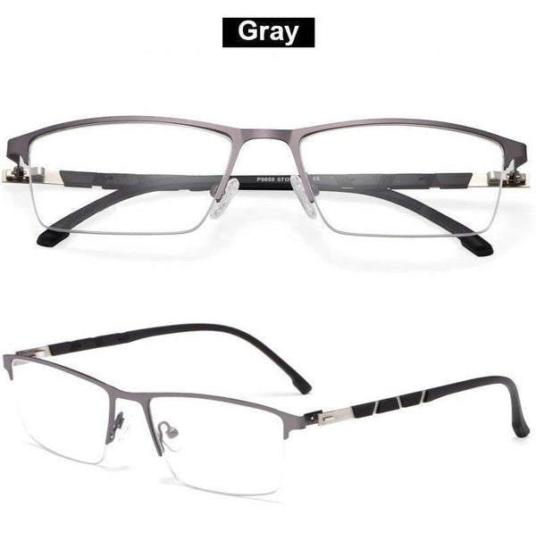 Planet Gates Optical Business Titanium Eyeglasses Frame For Men Eyewear Semi-Rimless Glasses with 4 Optional Colors