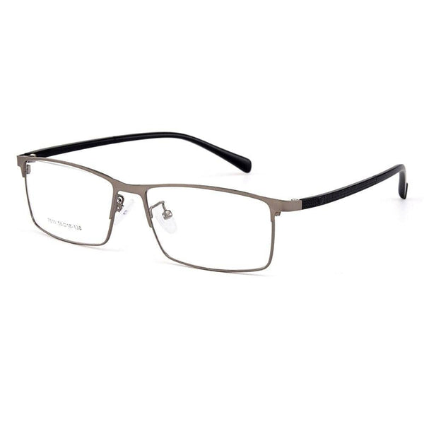 Planet Gates Optical Men Titanium Alloy Eyeglasses Frames for Men Eyewear Flexible Temples Legs IP Electroplating Alloy Spectacles Y7011