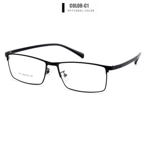 Planet Gates Optical Men Titanium Alloy Eyeglasses Frames for Men Eyewear Flexible Temples Legs IP Electroplating Alloy Spectacles Y7011