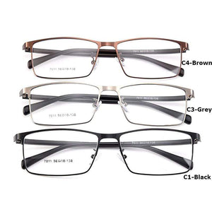 Planet Gates Optical Men Titanium Alloy Eyeglasses Frames for Men Eyewear Flexible Temples Legs IP Electroplating Alloy Spectacles Y7011