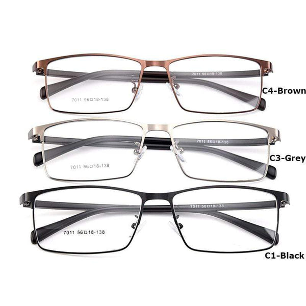 Planet Gates Optical Men Titanium Alloy Eyeglasses Frames for Men Eyewear Flexible Temples Legs IP Electroplating Alloy Spectacles Y7011