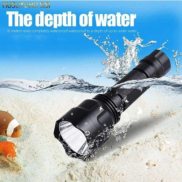 Planet Gates Option A / Black HUSUYUHU SISI 500 Meters LED Glare Flashlight Charging Long-range Outdoor Hunting Night Riding Patrol Home Waterproof Lighting