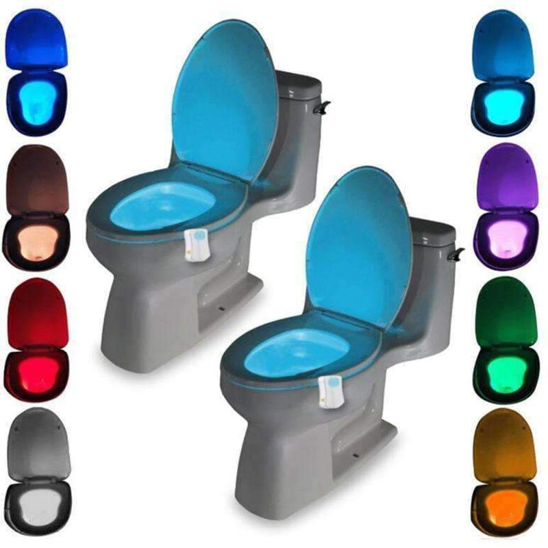 Planet Gates Option A Color Changing LED Lamps  Kids Washingroom Bathroom Motion Bowl Toilet light Activated On/Off Lights Seat Sensor Lamp nightlight