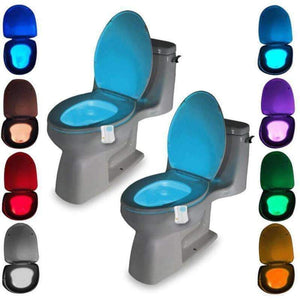 Planet Gates Option A Color Changing LED Lamps  Kids Washingroom Bathroom Motion Bowl Toilet light Activated On/Off Lights Seat Sensor Lamp nightlight
