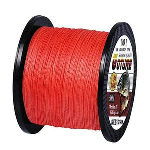 Planet Gates orange / 0.10MM - 5.5KG Braided Fishing Line Multifilament 500M 4 Strands Cord Carp Fishing Lines For Freshwater and Saltwater 8-80 LB