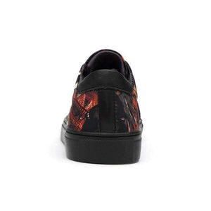 Planet Gates Orange / 10 Cool Men's vulcanity shoes Sneakers cow leather mesh canvas mens street shoes fashion graffiti top quality size 36-47 RAPQUE