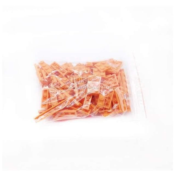 Planet Gates Orange 100pcs/lot Construction Building Blocks Set Children Birkcs Parts Mix 8 Size DIY Model Building Figure Eduational Toys For Kids