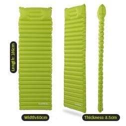 Planet Gates Orange / 186cmx60cmx8cm / China Mattress super light inflatable fast filling air bag  with pillow innovative sleeping pad NH16D003-D