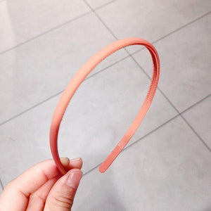 1PCs Candy Color Headband Head Buckle Wide Section Headband Plastic Teeth Hair Band Hoop Women Girls Hair Accessories Headwear