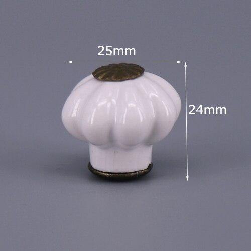1x Classic White  Porcelain/Ceramic Drawer Pull Knob Cabinet Cupboard Door Handle Knob