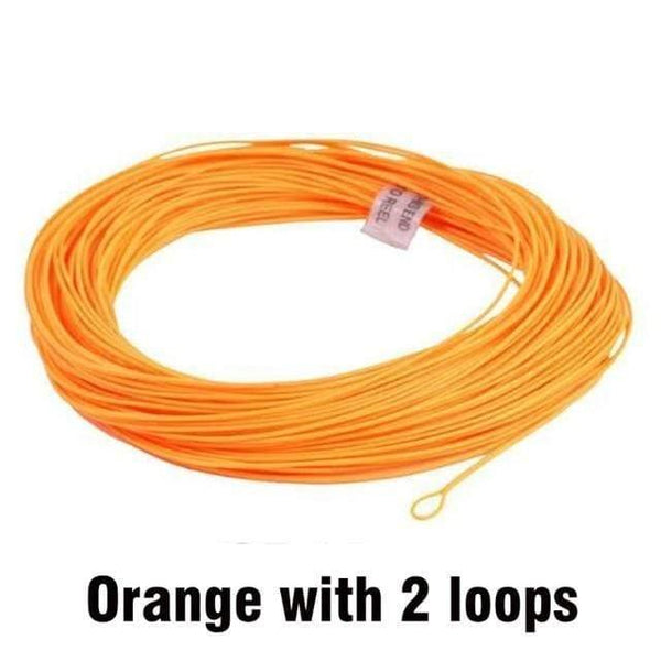Planet Gates Orange 2 Loops / WF2F 100FT Weight Forward Floating Fly Fishing Line 2wt/3wt/4wt/5wt/6wt/7wt/8wt Fly Line