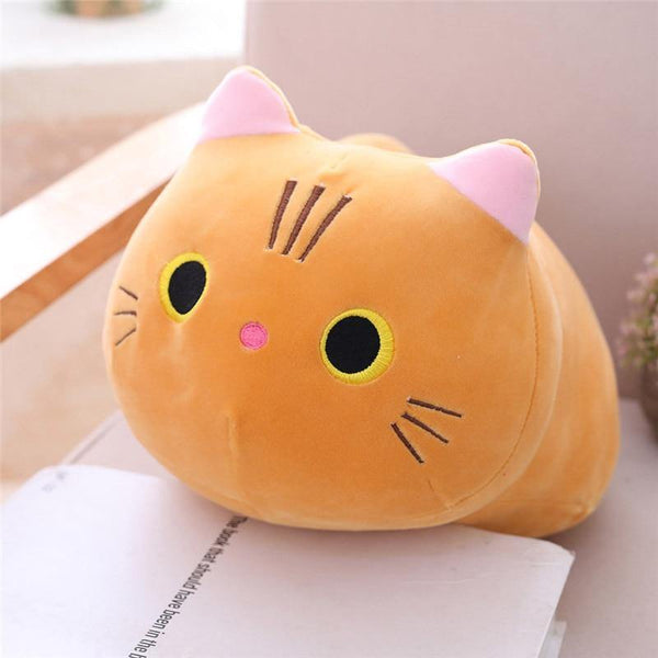 Lovely Cute Stuffed Soft Cat Plush Pillow Cushion Kawaii Cat Soft Plush Toys Kids Children Birthday Gift Dropshipping