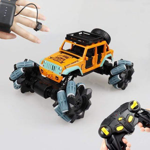 Planet Gates Orange 360 Degree Alloy Stunt RC Cars Toys 2.4G 4CH 1:16 Drift Dual Remote Control Car Model Gift For Kids Boy Birthday Christmas