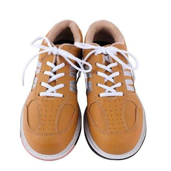 Planet Gates Orange / 38 Quality men bowling shoes male sports sneakers microfiber breathable Skidproof Sole Professional right-hand bowling sneakers