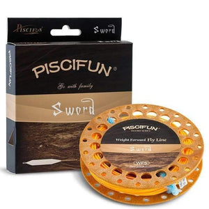 Planet Gates Orange / 3F 90FT Sword Fly Line Weight Forward 90/100FT Floating Fly Fishing Line with Welded Loop WF3/4 5/6 7/8wt Fly Fishing Line