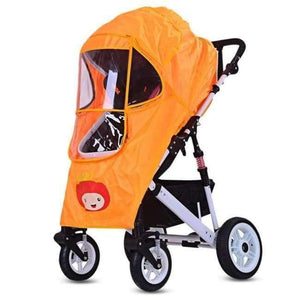 Planet Gates Orange 4 Colors Baby Stroller Accessories Universal Waterproof Rain Cover Travel Cover Case Umbrella Trolley Cover Bag Stroller Part