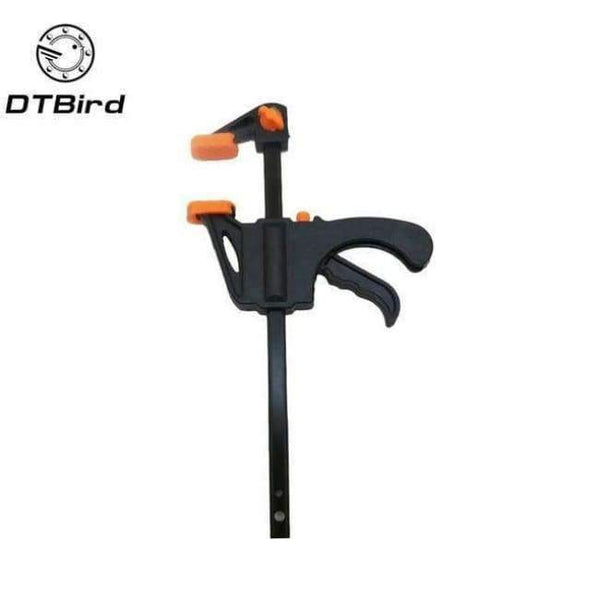 Planet Gates ORANGE 4" Inch F Woodworking Clamp Clamping Device Adjustable DIY Carpentry Gadgets quick Ratchet Release Speed Squeeze hand tools