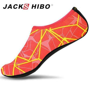 Planet Gates Orange / 43 Summer Water Shoes for Women Big Plus Size Aqua Beach Shoes Woman Striped Colorful Sea Swimming Shoes zapatos de mujer