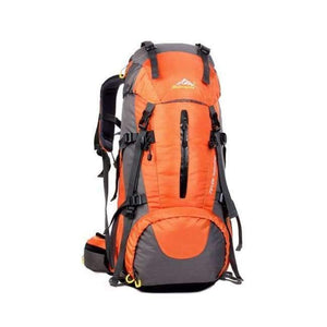Planet Gates Orange / 50 - 70L / Russian Federation Travel Hiking Backpack 50L, Sports Bag For Women Men, Outdoor Camping Climbing Bag, Mountaineering Rucksack