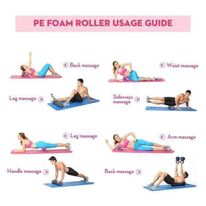 Planet Gates Orange 60x15cm Foam Yoga Grid Foam Roller Yoga Block Pilates Massage Roller Fitness Equipment For gymnastics Body building Exercise Gym