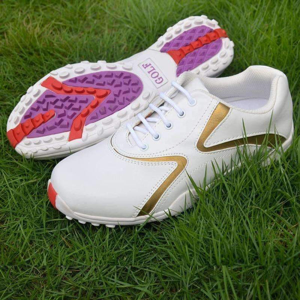 Planet Gates Orange / 7.5 Authentic  mens golf shoes men's leisure section fixed nail waterproof and breathable boys sports shoes