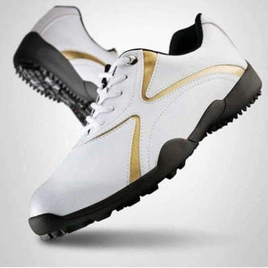 Planet Gates Orange / 7.5 Authentic  mens golf shoes men's leisure section fixed nail waterproof and breathable boys sports shoes