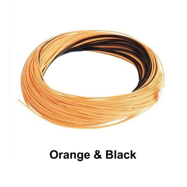 Planet Gates Orange and Black / 4.0 Weight Forward Floating Fly Fishing line With Sinking Tip 100FT Multy Size To Choose Fly Line