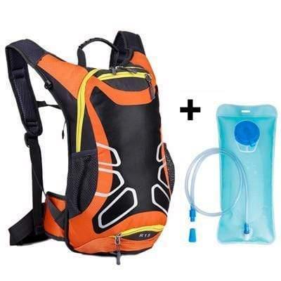 Planet Gates Orange Andwater bag Bicycle Bag Shoulder Backpack Ultralight Sport Riding MTB Hydration Backpack 15L Bike Bicycle Cycling Backpack