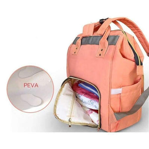 Planet Gates Orange Baby Diaper Bag Fashion Mummy Maternity Nappy Bag Large Capacity Baby Bag Travel Backpack Designer Nursing Bag/