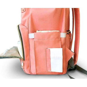 Planet Gates Orange Baby Diaper Bag Fashion Mummy Maternity Nappy Bag Large Capacity Baby Bag Travel Backpack Designer Nursing Bag/