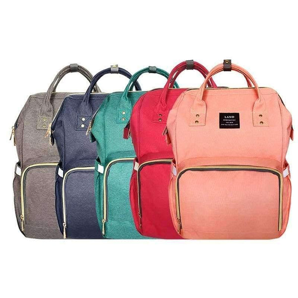 Planet Gates Orange Baby Diaper Bag Fashion Mummy Maternity Nappy Bag Large Capacity Baby Bag Travel Backpack Designer Nursing Bag/