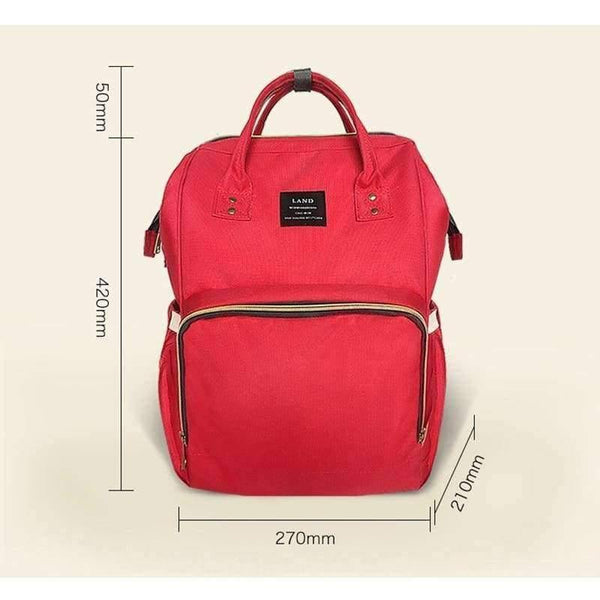 Planet Gates Orange Baby Diaper Bag Fashion Mummy Maternity Nappy Bag Large Capacity Baby Bag Travel Backpack Designer Nursing Bag/