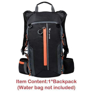 Planet Gates Orange Bag Only / China Waterproof Bicycle Bag Cycling Backpack Breathable 10L Ultralight Bike Water Bag Climbing Cycling Hydration Backpack