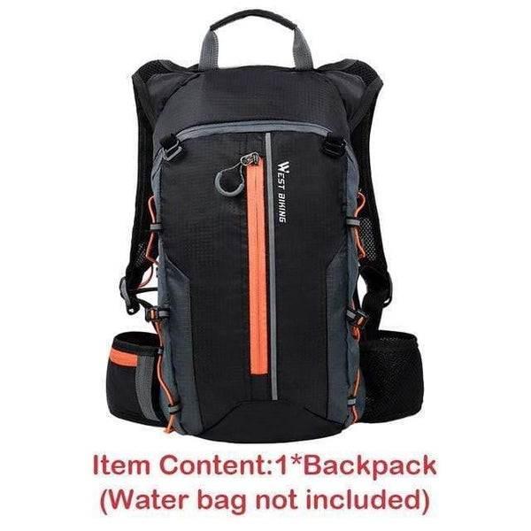 Planet Gates Orange Bag Only / China Waterproof Bicycle Bag Cycling Backpack Breathable 10L Ultralight Bike Water Bag Climbing Cycling Hydration Backpack