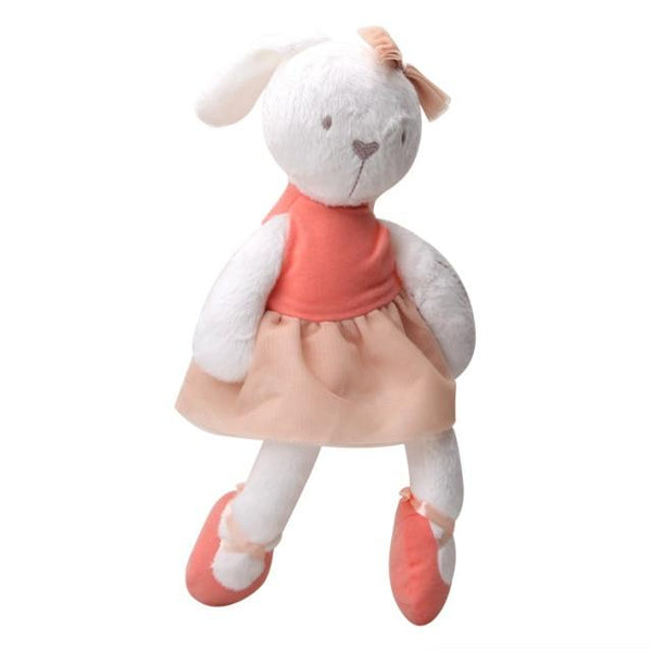 Planet Gates orange ballet rabbit New Style Plush Stuffed Cute Appease Rabbit Bear Animal Toys Infant Baby Comfort Dolls For Children Kids Birthday Pretty Gift