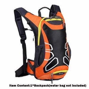Planet Gates Orange Bicycle Bag Shoulder Backpack Ultralight Sport Riding MTB Hydration Backpack 15L Bike Bicycle Cycling Backpack