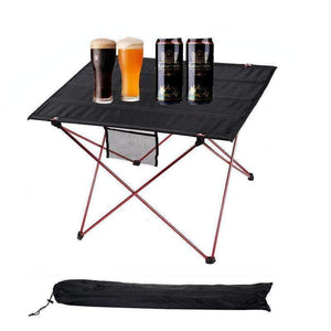 Planet Gates Orange big Camping Table Camping Aluminium Alloy Picnic Table Waterproof Ultra-light Durable Folding Table Desk For Picnic& Camping